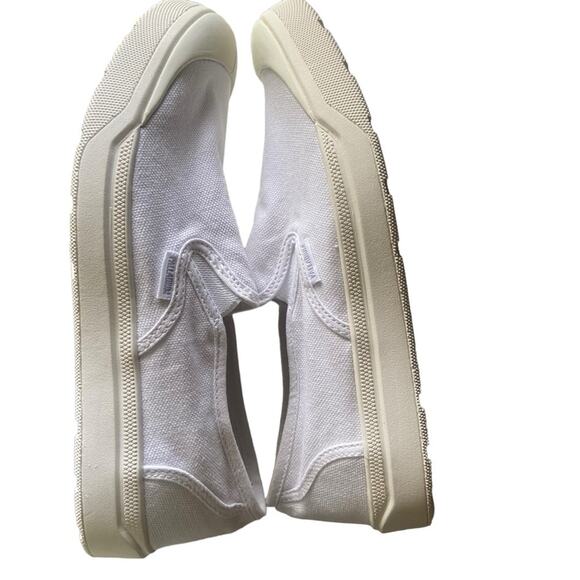 PALLADIUM Women’s White Canvas and Rubber Slip-On Shoes, Size 8 - Picture 7 of 9